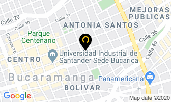 Mapa de Vacumedica en Bucaramanga