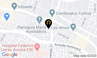 Mapa de vacunacion y vida i.p.s. en Ibagué