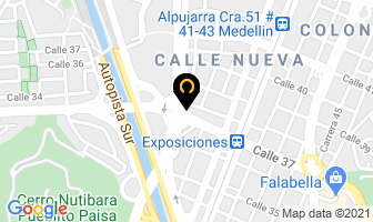 Mapa de Vacunar E.u en Medellín