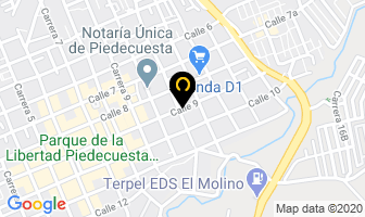 Mapa de “ Vadima ” Confecciones en Piedecuesta