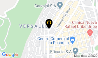 Mapa de Vajillas Corona en Cali