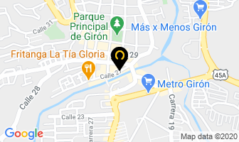 Mapa de Vakeros Discobar en Girón