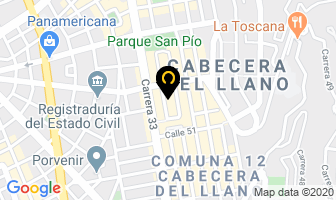 Mapa de Vale Soft en Bucaramanga