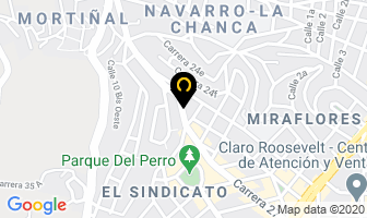 Mapa de Valencia Bahos Maria Consuelo en Cali