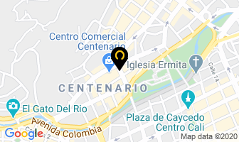 Mapa de Valencia Cardona Ltda. en Cali