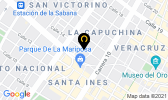 Mapa de Valencia García Nicolás en Bogotá D.C