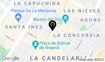 Mapa de Valencia Gómez Ltda. en Bogotá D.C