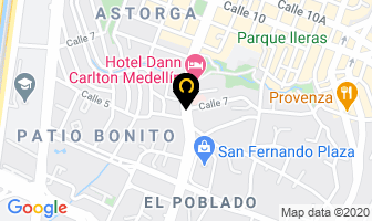 Mapa de Valencia Gómez William Hernán en Medellín