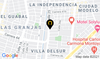 Mapa de Valencia José Harvey en Cali