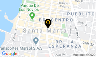 Mapa de Valery Fantasy en Santa Marta