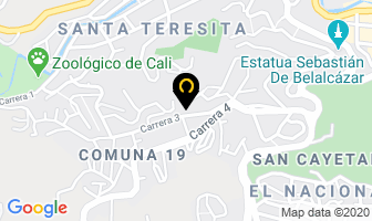 Mapa de Vallejo Gomez Hugo Hernando en Cali