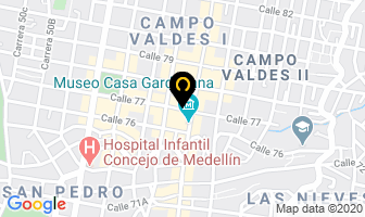 Mapa de Valsatex S.a en Medellín