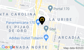 Mapa de Valtec S.a. en Bogotá D.C