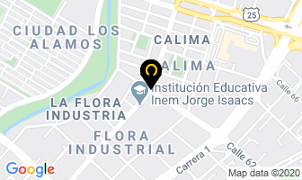 Mapa de “ Van ” Vidrios Aluminios Niko en Cali