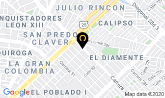 Mapa de Vanegas Muñoz Oscar Hernando en Cali