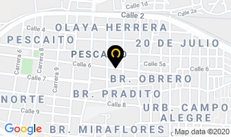 Mapa de Vanity Store en Santa Marta