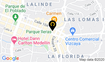 Mapa de Vantage Company en Medellín