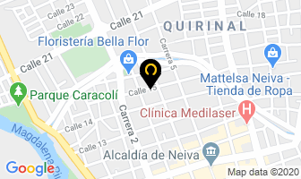 Mapa de Vargas Bermeo Hernando en Neiva