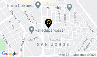 Mapa de Vargas Calderón Alexy Guillermo en Valledupar