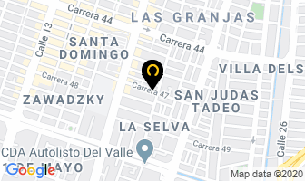 Mapa de Vargas Inmobiliaria en Cali