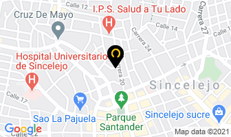 Mapa de Vargas Jorge Luis en Sincelejo