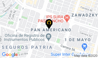 Mapa de Vargas Sánchez Jorge Elías en Cali