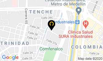 Mapa de Variecauchos en Medellín