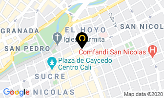 Mapa de Variedades Alejis en Cali