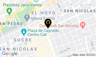 Mapa de Variedades Cahuma en Cali