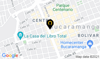 Mapa de Variedades David en Bucaramanga