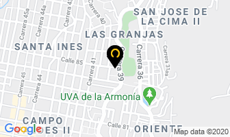 Mapa de Variedades Dincia en Medellín