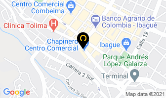 Mapa de Variedades El Cofre en Ibagué