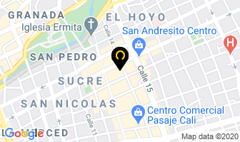 Mapa de Variedades El Viajero en Cali