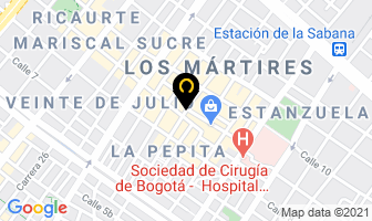 Mapa de Variedades Miguelito en Bogotá D.C