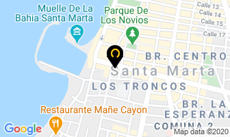 Mapa de Varmar E.u. en Santa Marta