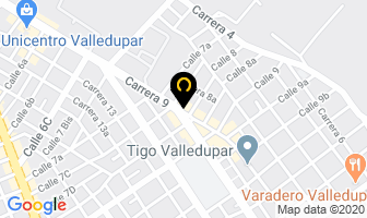 Mapa de Varo Novena Comidas Rapidas en Valledupar