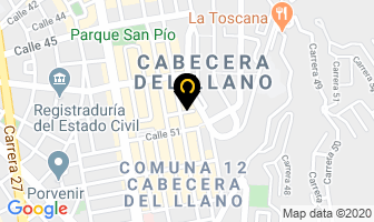 Mapa de Varón Plata Clara Leonor en Bucaramanga