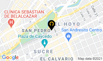 Mapa de Vásquez Comunicaciones en Cali