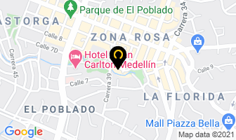 Mapa de Vc Medios en Medellín