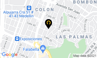 Mapa de Vcomplementos S.a.s. en Medellín