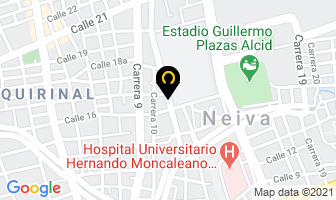 Mapa de Vega Silva José Jaider en Neiva