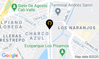 Mapa de Vehiculos Jh Sanchez en Cali
