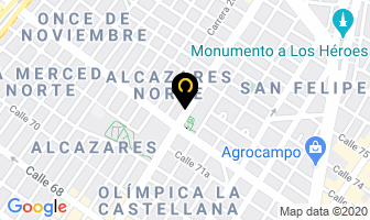 Mapa de Vehimotora Suzuki en Bogotá D.C