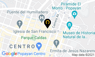 Mapa de Vejarano Restrepo Felipe en Popayán