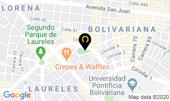 Mapa de Velas Y Colores en Medellín