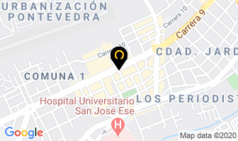 Mapa de Velasco Angulo José Vicente en Popayán