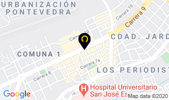 Mapa de Velasco Melo Felipe en Popayán
