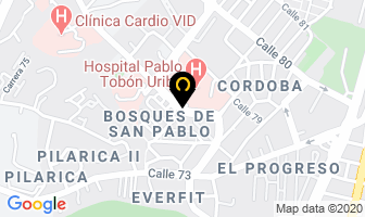 Mapa de Velasquez U. Alejandro en Medellín