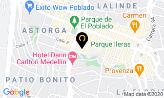 Mapa de Vélez Gustavo Adolfo en Medellín