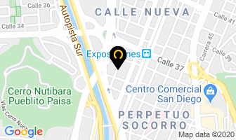 Mapa de Vélez Palacio S.a. en Medellín